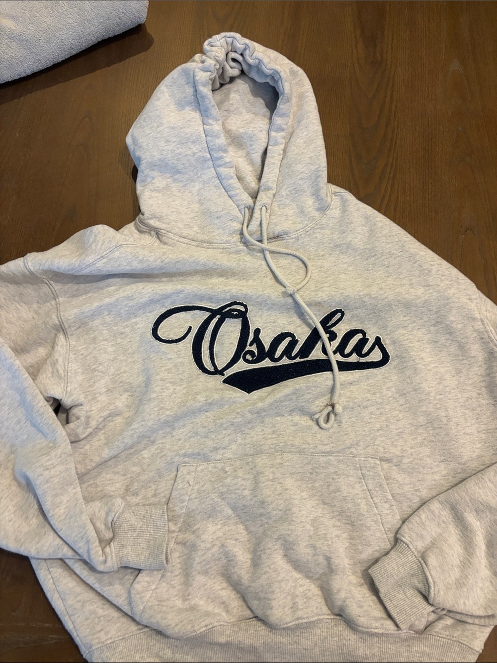Cotton On Light Heather Gray Osaka Box Fit Hoodie XS
